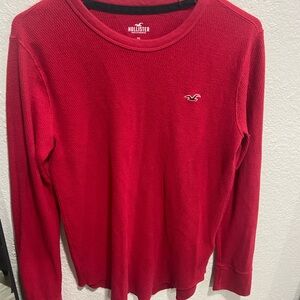 Hollister Men’s Vibrant Red Sweatshirt